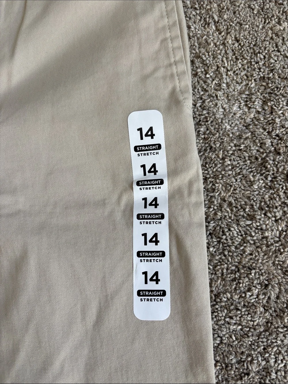 The Children's Place Beige Straight-Leg Chinos